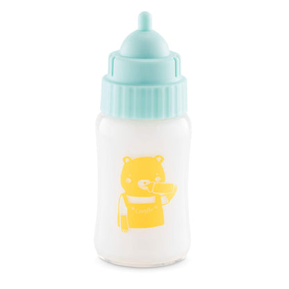Corolle 9000141030 Milchflasche mit Mon Grand Poupon Bottle with Disappearing Milk / 3 Baby Sounds / 13 cm/Suitable for Children from 3 Years, White, 1 Count (Pack of 1