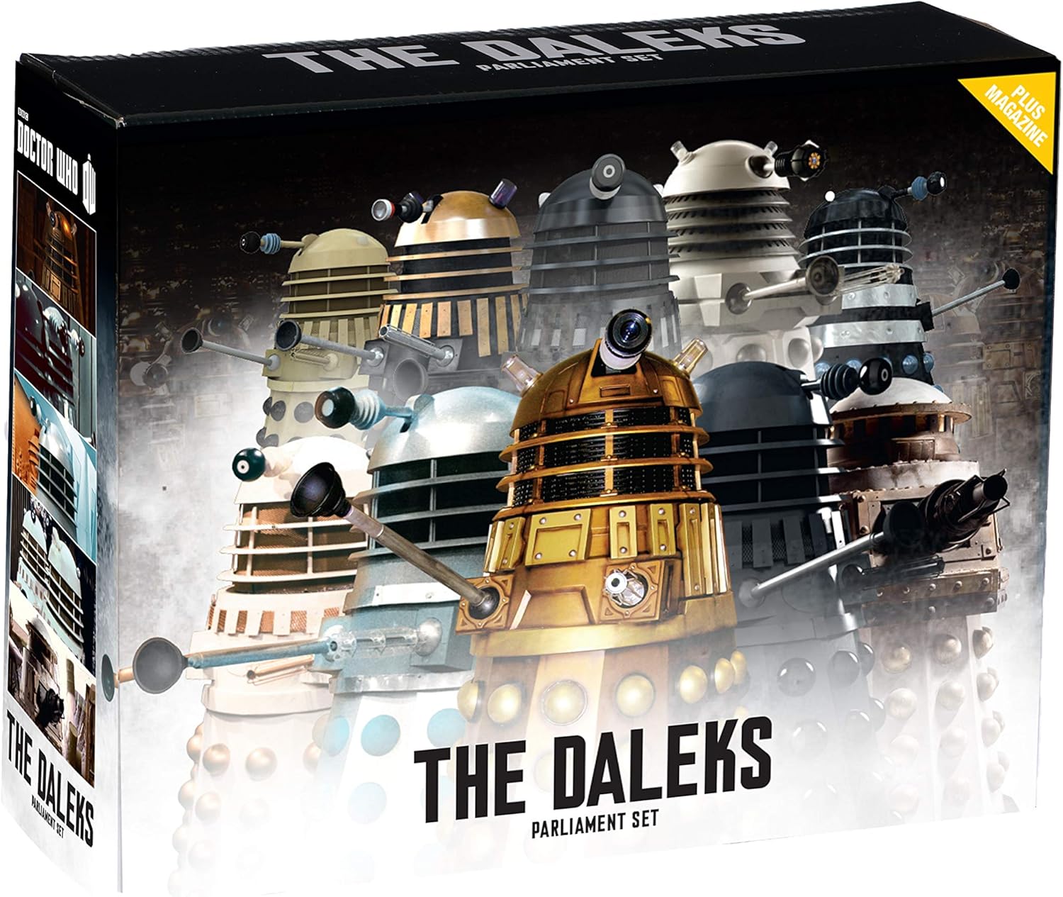 Eaglemoss Collections Doctor Who - Parliament Dalek Figurine Set (10 Dalek Set) - Doctor Who Figurine Collection