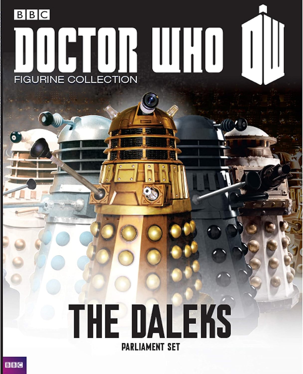 Eaglemoss Collections Doctor Who - Parliament Dalek Figurine Set (10 Dalek Set) - Doctor Who Figurine Collection