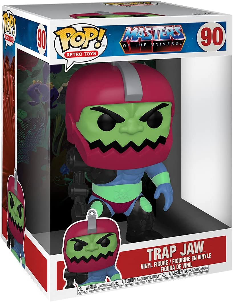 Funko POP! Jumbo: Masters Of the Universe - Trap Jawjaw - Masters Of the Universe - Collectable Vinyl Figure - Gift Idea - Official Merchandise - Toys for Kids & Adults - TV Fans