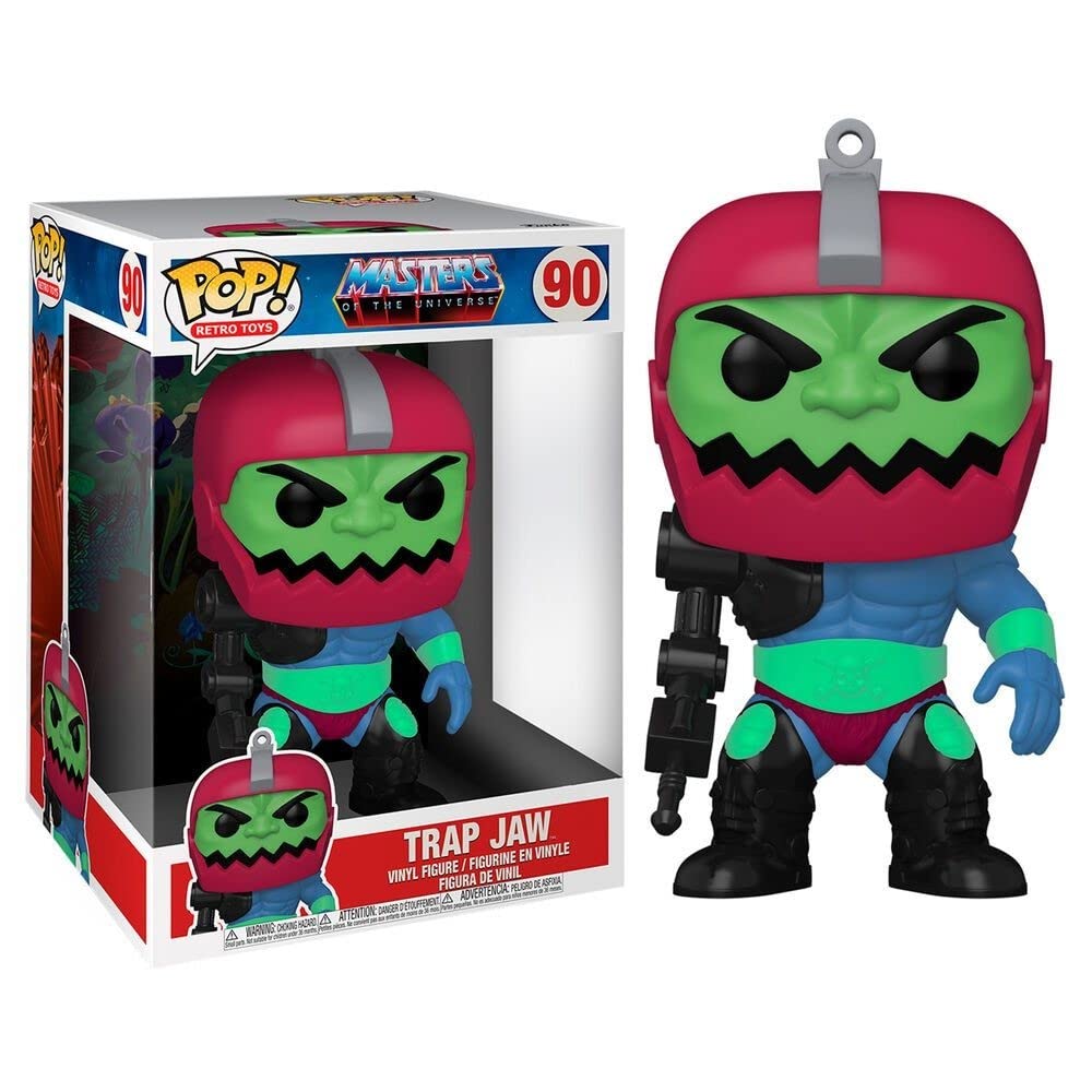 Funko POP! Jumbo: Masters Of the Universe - Trap Jawjaw - Masters Of the Universe - Collectable Vinyl Figure - Gift Idea - Official Merchandise - Toys for Kids & Adults - TV Fans