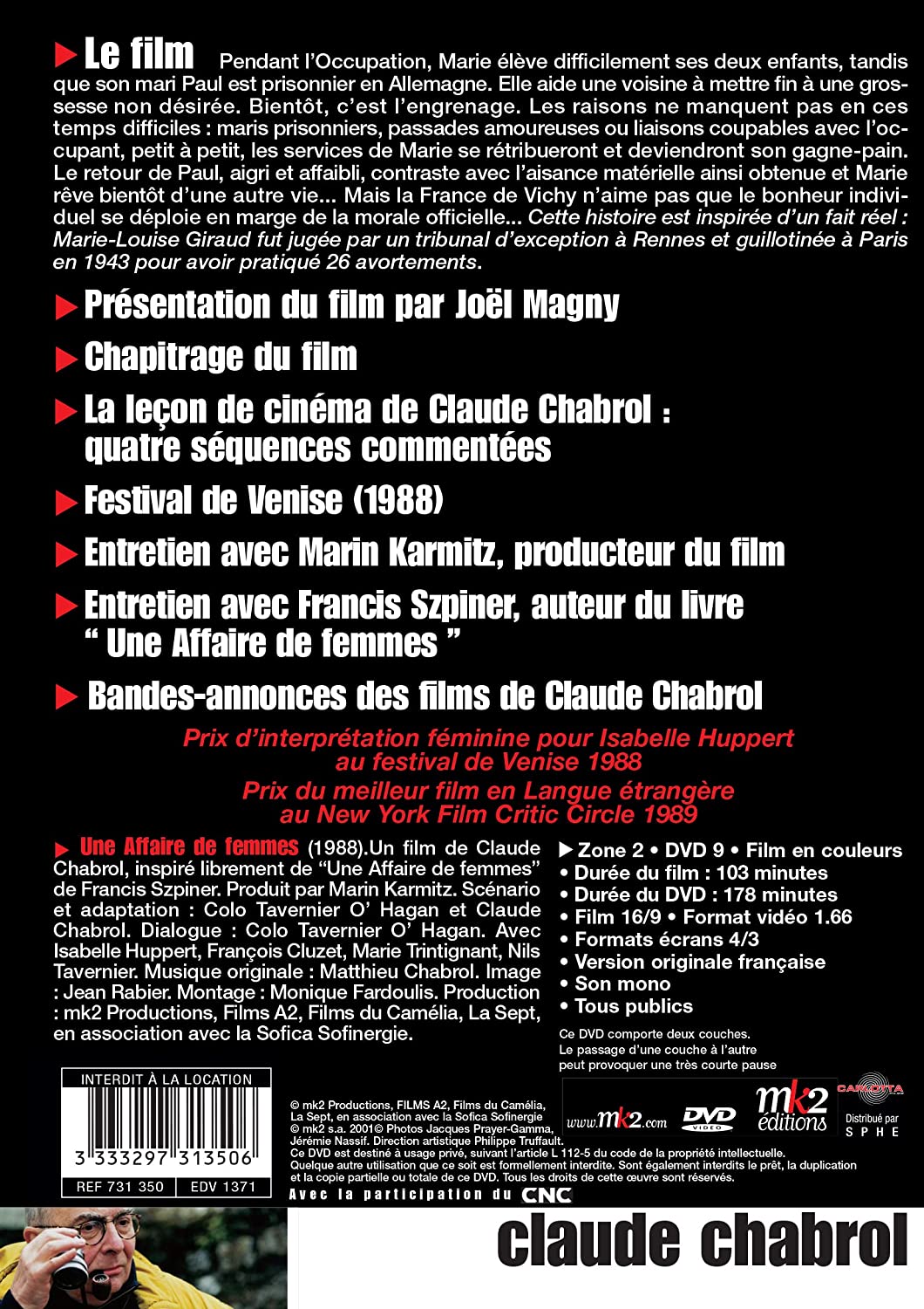 Une Affaire De Femme