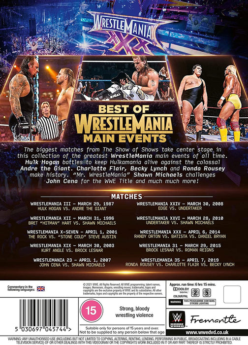 WWE: Best of WrestleMania Main Events