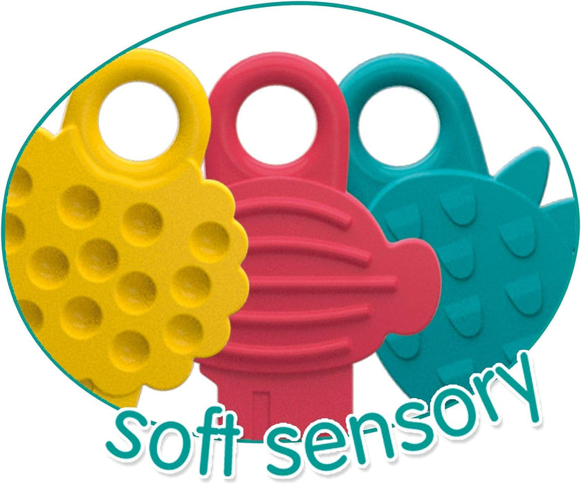 SES Creative 13115 Sensory Play Keys, Diverse Farben, One Size