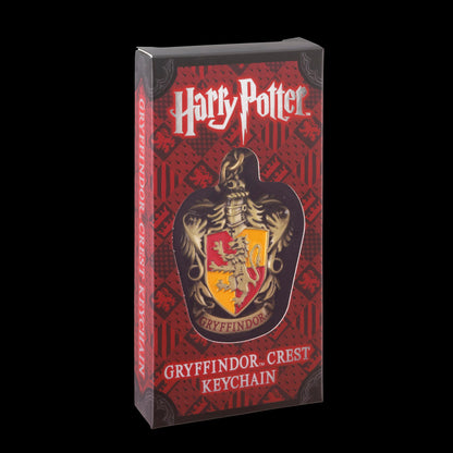 The Noble Collection- Llavero con Escudo de Gryffindor Coleccionable, Color Negro, S (NN7673