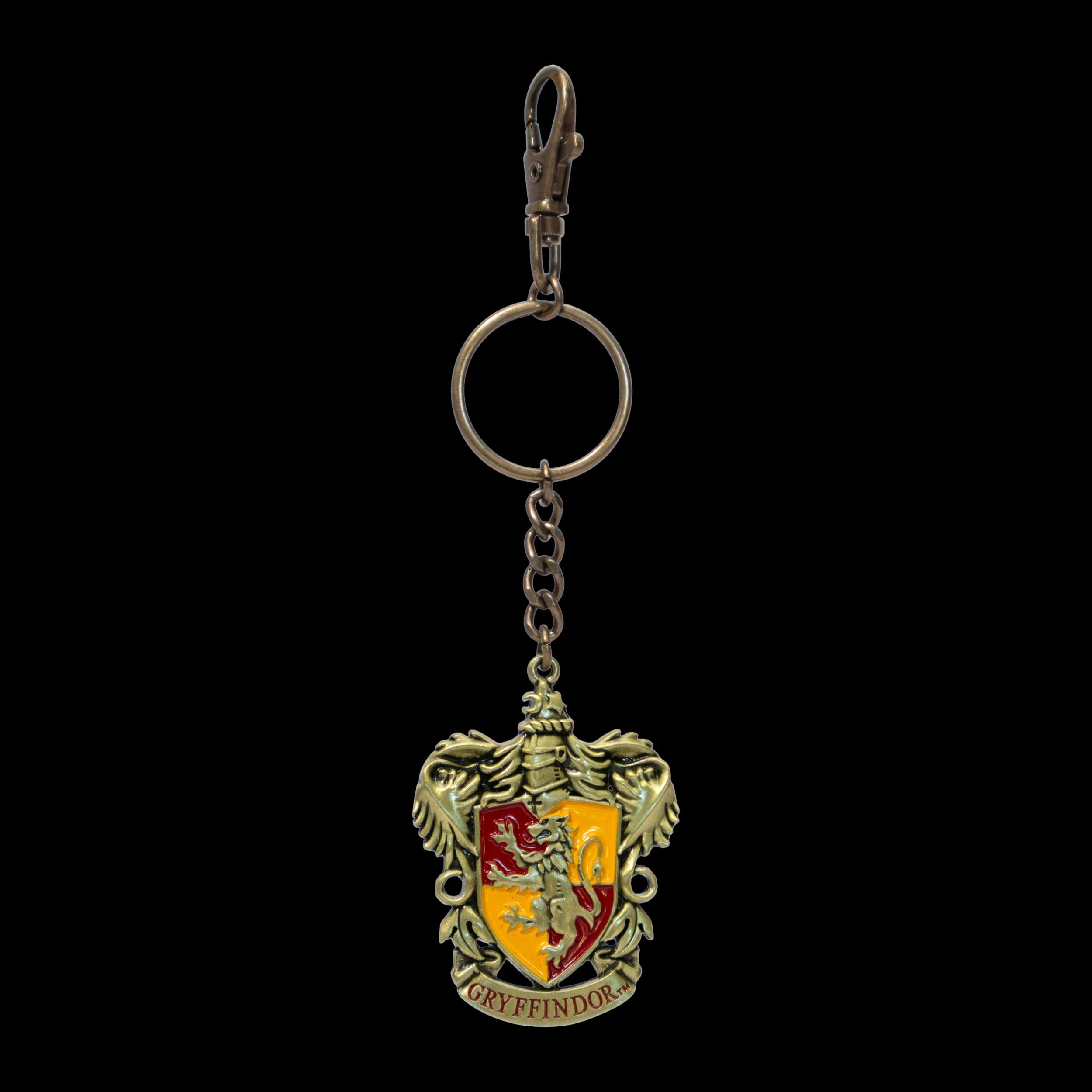 The Noble Collection- Llavero con Escudo de Gryffindor Coleccionable, Color Negro, S (NN7673