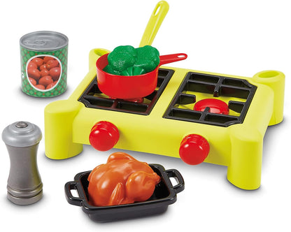 Ecoiffier 2649 Camping Stove with Accessories, Gray
