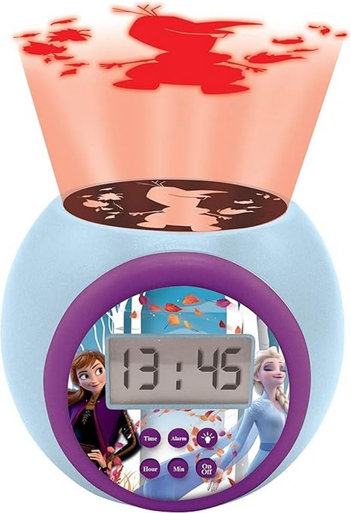 Lexibook - Disney Frozen - Projector Alarm Clock (Rl977Fz)