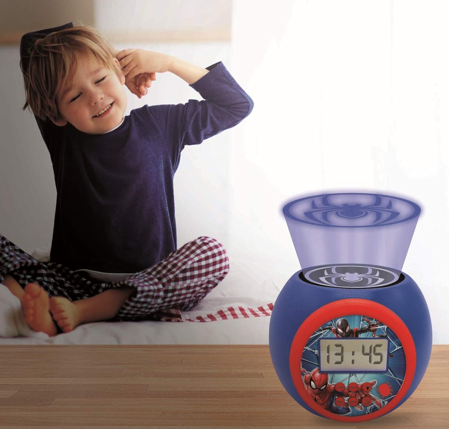 Lexibook - Spider-Man - Projector Alarm Clock (Rl977Sp)