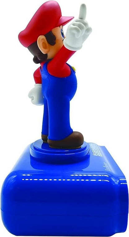 LEXIBOOK Nintendo Digital Alarm Clock - Snooze Function - Super Mario Sound Effects - Children Boys, Blue/Red, T.Unica, T.Única