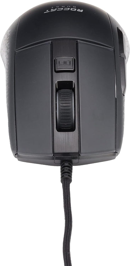 Roccat Burst Pro - Extreme Lightweight Optical Pro Gaming Mouse (high precision, optical Owl-Eye sensor (100 to 16,000 dpi), RGB AIMO LED lighting, only 68g, designed in Germany), black ROC-11-745