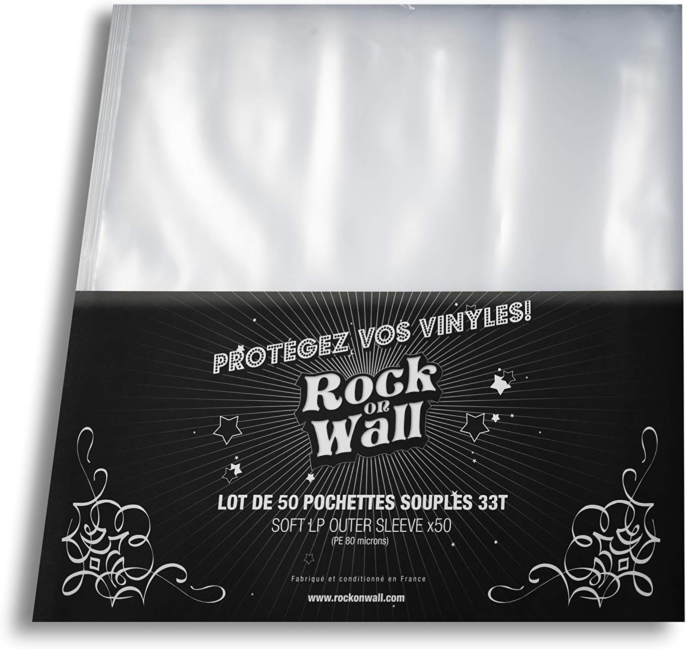 Rock on Wall Zachte tas, 33T, 50 stuks