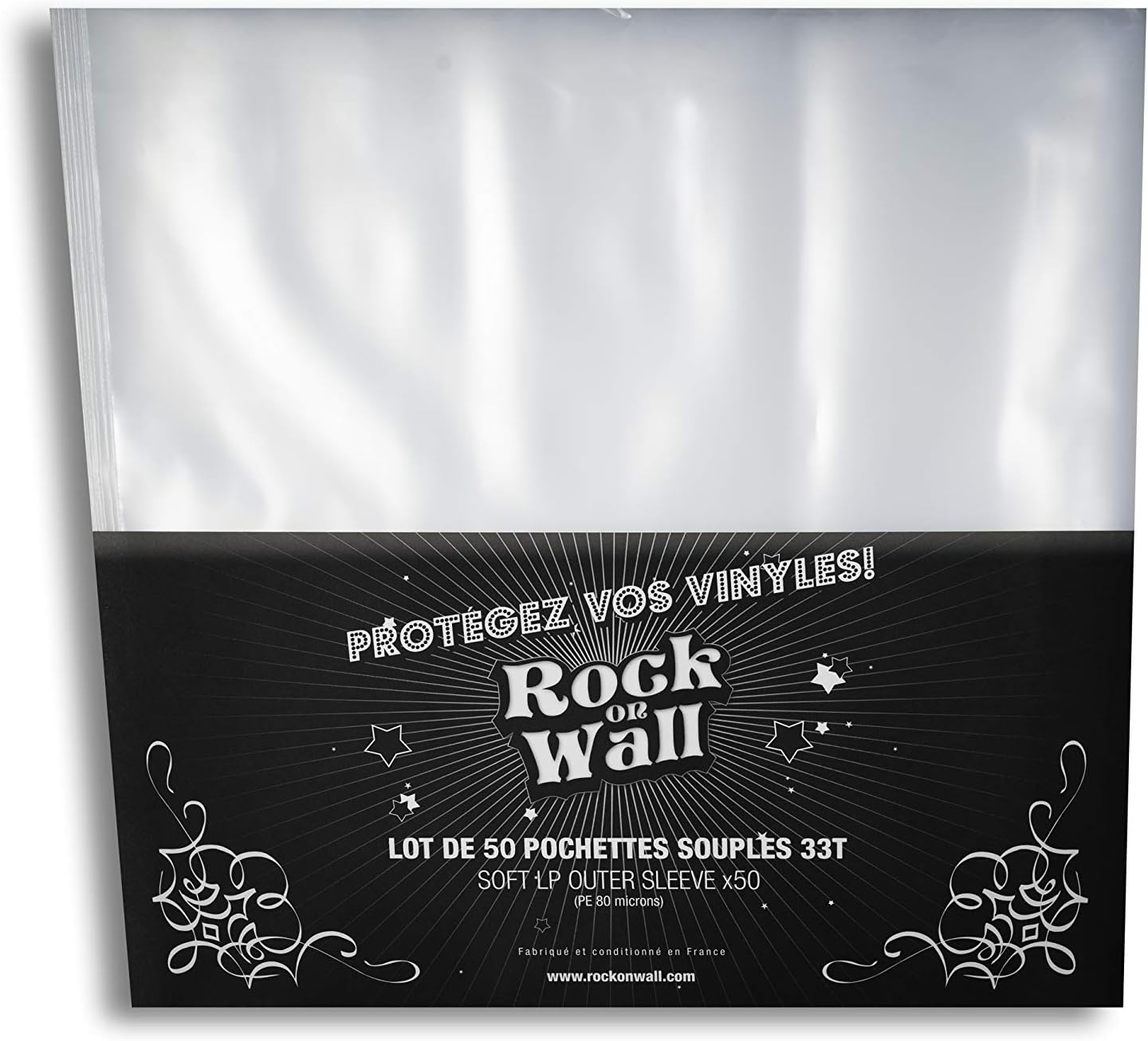 Rock on Wall Zachte tas, 33T, 50 stuks