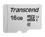 Transcend 16GB microSDHC 300S Class 10 Memory Card with up to 95/45 MB/s (for Smartphones, Digital Camers and Nintendo Switch Consoles) without SD Adapter TS16GUSD300S