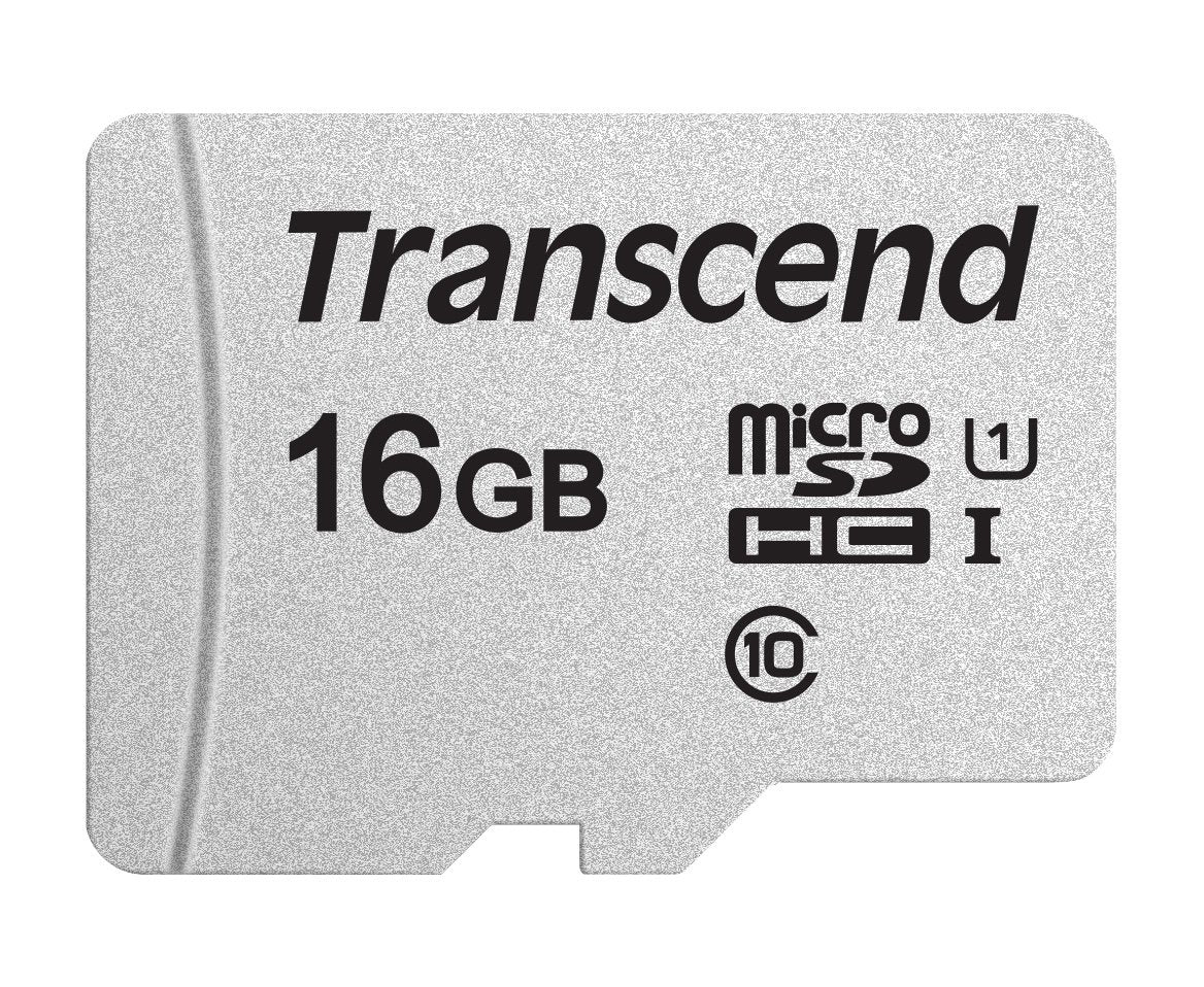 Transcend 16GB microSDHC 300S Class 10 Memory Card with up to 95/45 MB/s (for Smartphones, Digital Camers and Nintendo Switch Consoles) without SD Adapter TS16GUSD300S