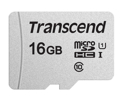 Transcend 16GB microSDHC 300S Class 10 Memory Card with up to 95/45 MB/s (for Smartphones, Digital Camers and Nintendo Switch Consoles) without SD Adapter TS16GUSD300S