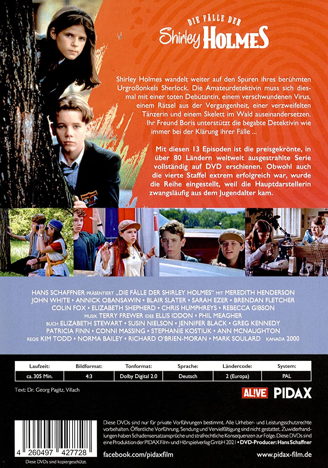 Die Fälle der Shirley Holmes, Staffel 4 / Weitere 13 Folgen der preisgekrönten Krimiserie (Pidax Serien-Klassiker)