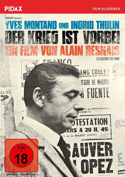 Der Krieg ist vorbei (La guerre est finie) / Beeindruckende Literaturverfilmung mit Starbesetzung (Pidax Film-Klassiker
