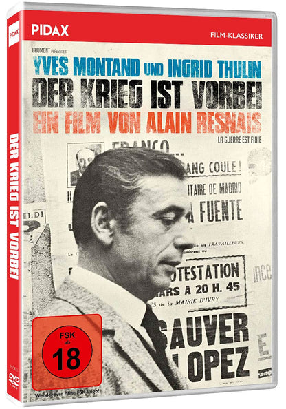 Der Krieg ist vorbei (La guerre est finie) / Beeindruckende Literaturverfilmung mit Starbesetzung (Pidax Film-Klassiker