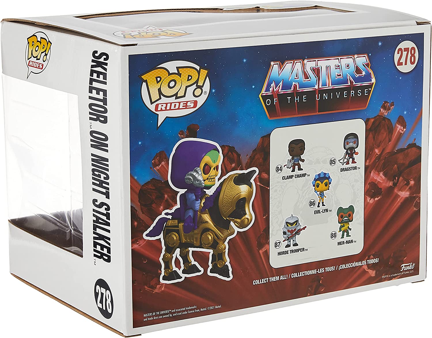 Funko Pop! Rides: Masters Of The Universe - Skeletor With Night Stalker - I Dominatori Dell'universo - Figura in Vinile da Collezione - Idea Regalo - Merchandising Ufficiale - TV Fans
