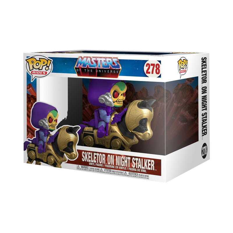 Funko Pop! Rides: Masters Of The Universe - Skeletor With Night Stalker - I Dominatori Dell'universo - Figura in Vinile da Collezione - Idea Regalo - Merchandising Ufficiale - TV Fans