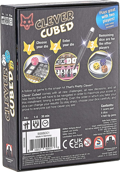 Stronghold Games Clever Cubed Board Game Black