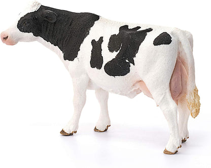 schleich 13797 Kuh Schwarzbunt, ab 3 Jahren, FARM WORLD - Spielfigur, 13 x 6 x 8 cm
