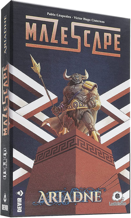 Devir - Mazescape: Ariadne, Juego de Mesa, Juego de Mesa Individual, Juego de Mesa de Ingenio, Juego de Mesa 8 años (BGMSARIML