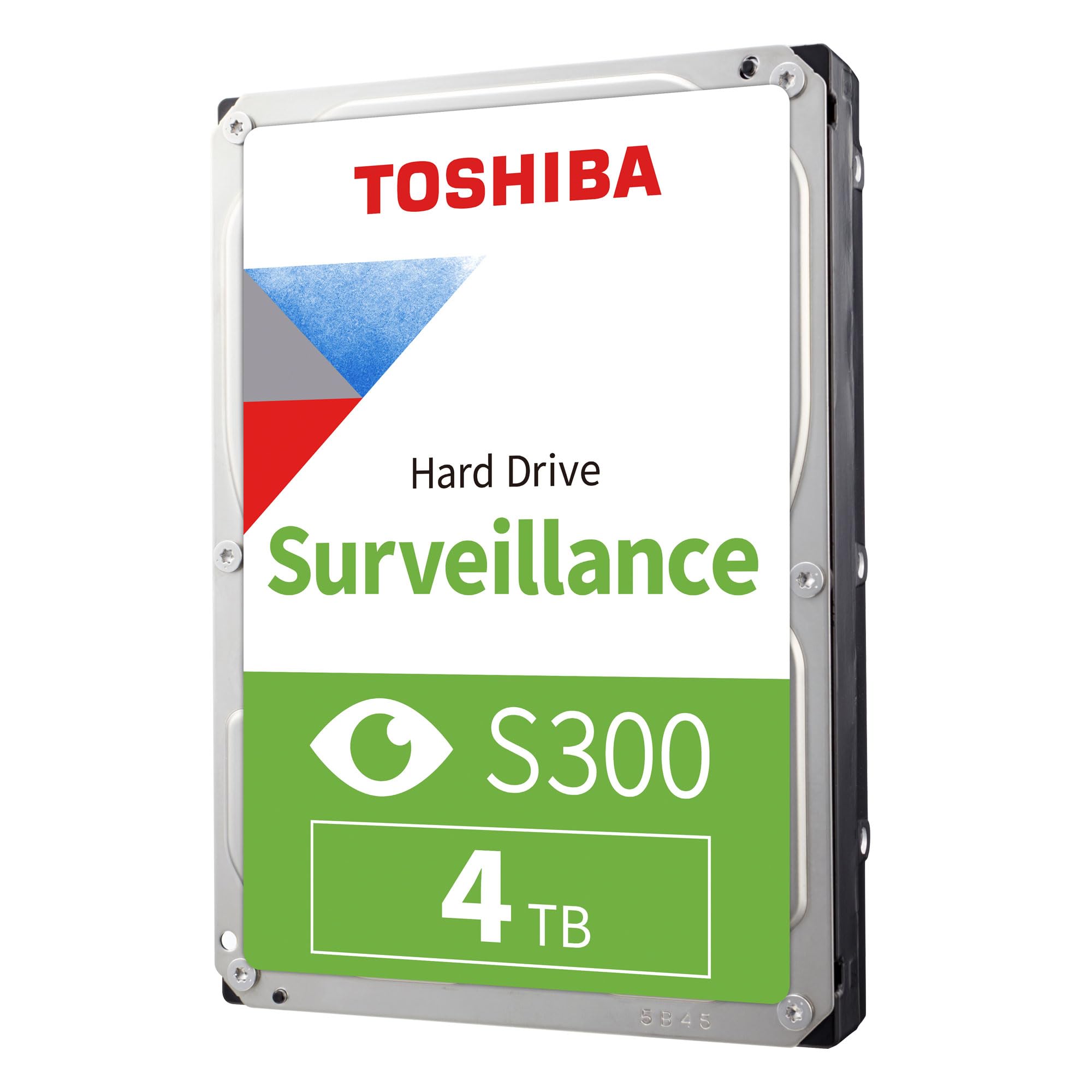 Toshiba 4TB S300 Surveillance HDD - 3.5' SATA Internal Hard Drive Supports up to 64 HD cameras at a 180TB/Year workload (HDWT720UZSVA
