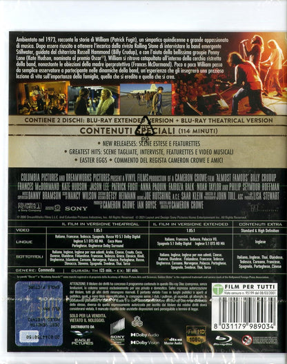 Almost Famous (Bd Hd Th + Bd Hd Ext)