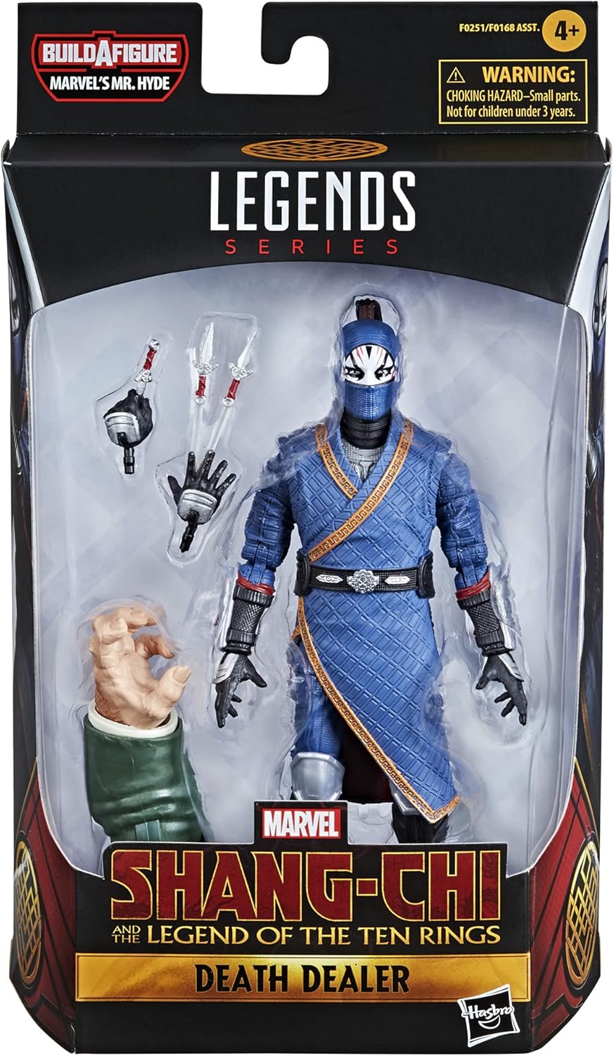 SHANG CHI , F0251 Hasbro Marvel Legends Series and the Legend of the Ten Rings 15-cm Collectible Death Dealer Action Figure Toy for Ages 4 and Up