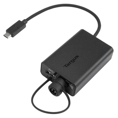 Targus ACA47GLZ Adaptador multiplexor USB-C Compatible con portátiles USB-C Tamaño Compacto para facilitar el Transporte - Negro