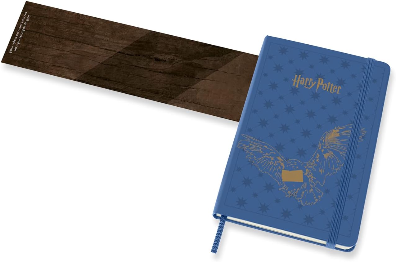 Moleskine Limited Edition Harry Potter 12 Month 2022 Weekly Planner, Hard Cover, Pocket (3.5" x 5.5"), Antwerp Blue