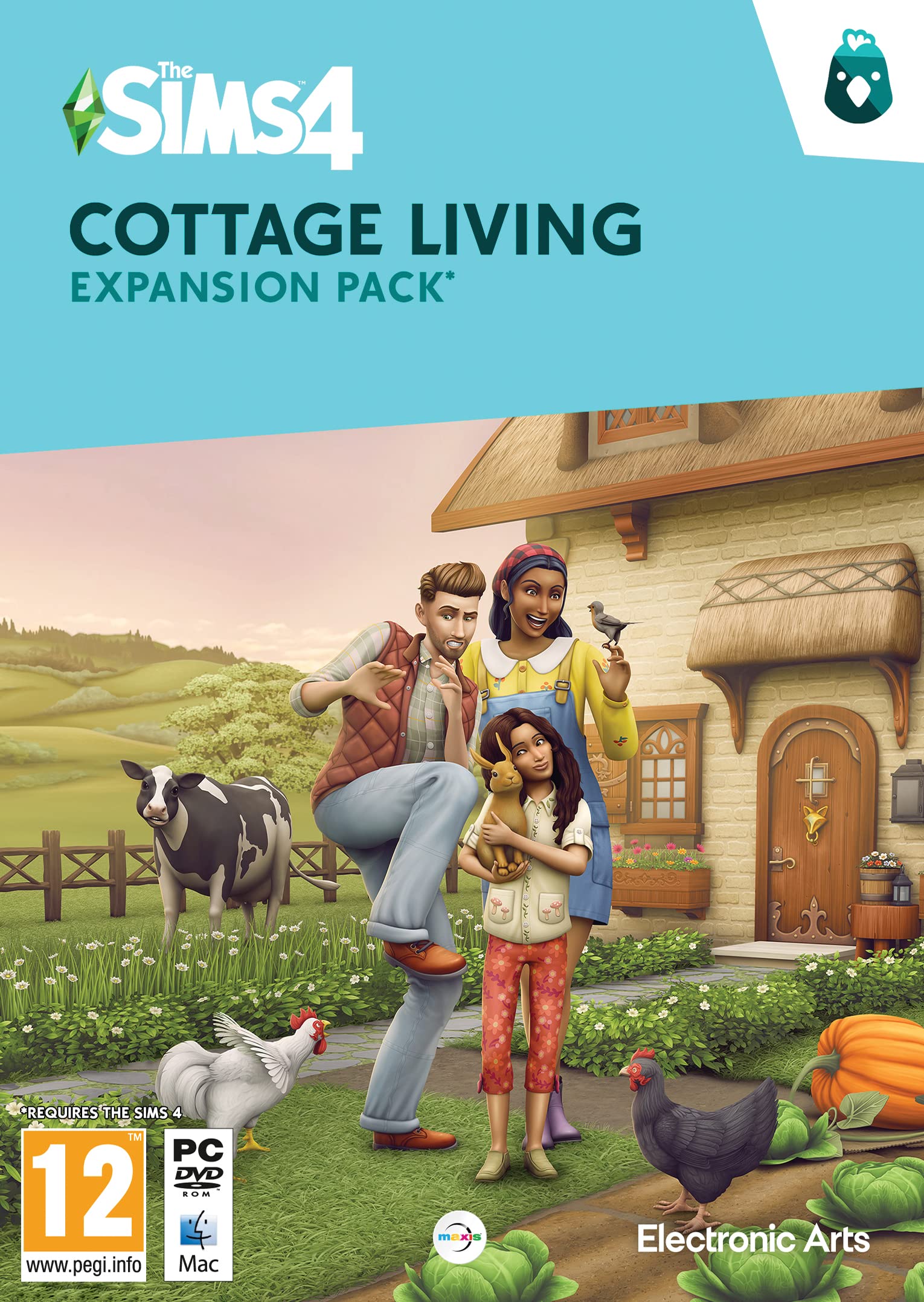 The Sims 4 Cottage Living (EP11) | Expansion Pack | PC/Mac | VideoGame | Code In A box | English Windows/MAC Cottage Living