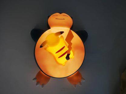 Teknofun - Sleeping Snorlax and Pikachu Light-Up - Illumination - 811408