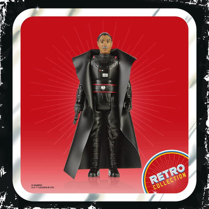 Star Wars Retro Collection Moff Gideon Toy 9.5-Cm-Scale The Mandalorian Action Figure with Accessories, Toys for Kids Ages 4 and Up