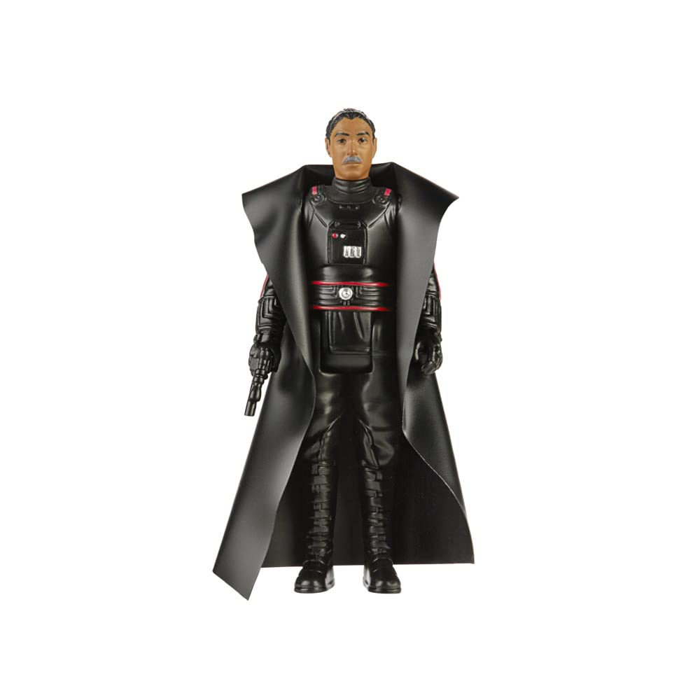 Star Wars Retro Collection Moff Gideon Toy 9.5-Cm-Scale The Mandalorian Action Figure with Accessories, Toys for Kids Ages 4 and Up