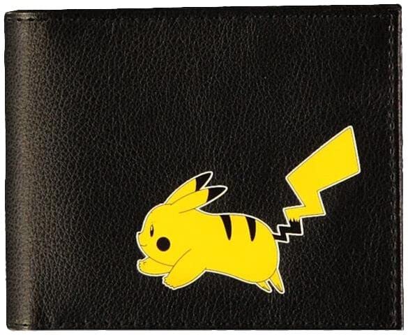 Difuzed Pika #025, Accessori da Viaggio-Portafoglio bi-Fold Unisex-Adulto, Nero