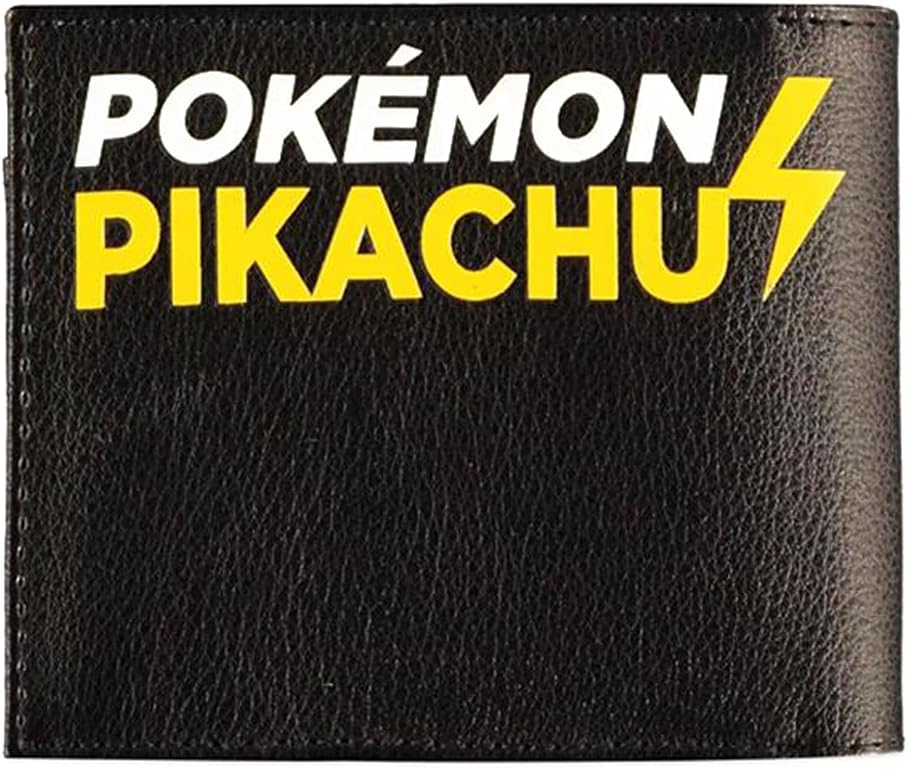 Difuzed Pika #025, Accessori da Viaggio-Portafoglio bi-Fold Unisex-Adulto, Nero