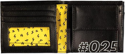 Difuzed Pika #025, Accessori da Viaggio-Portafoglio bi-Fold Unisex-Adulto, Nero