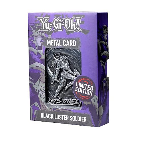 Yu-Gi-Oh! Limited Edition Black Luster Soldier Collectible Metal Card