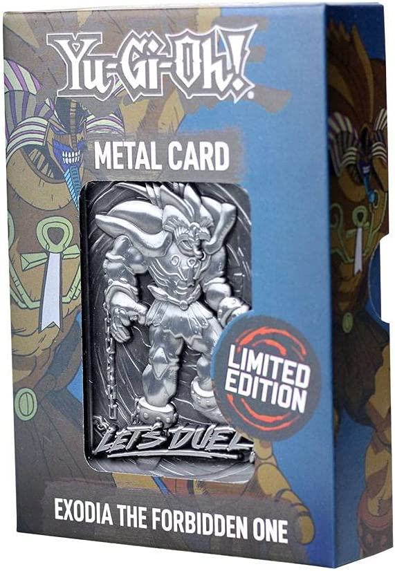 Yu-Gi-Oh! KON-YGO26 Limited Edition Metal Collectible Exodia The Forbidden One, Silver