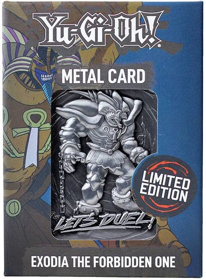 Yu-Gi-Oh! KON-YGO26 Limited Edition Metal Collectible Exodia The Forbidden One, Silver