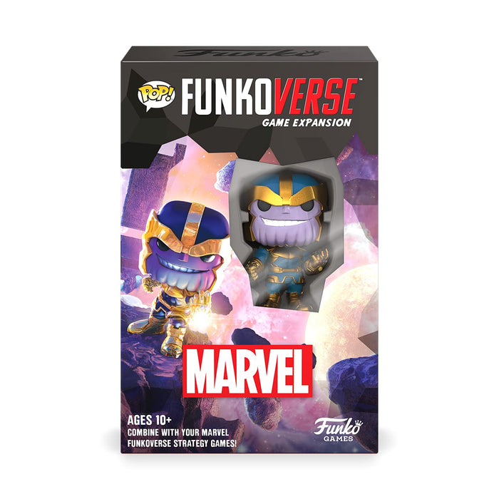 FUNKO GAMES- Funkoverse: Marvel Thanos Expansion Pack (1 Exclusive Funko Pop Figures) Other Various Juego de Mesa, Multicolor, Talla única (54434