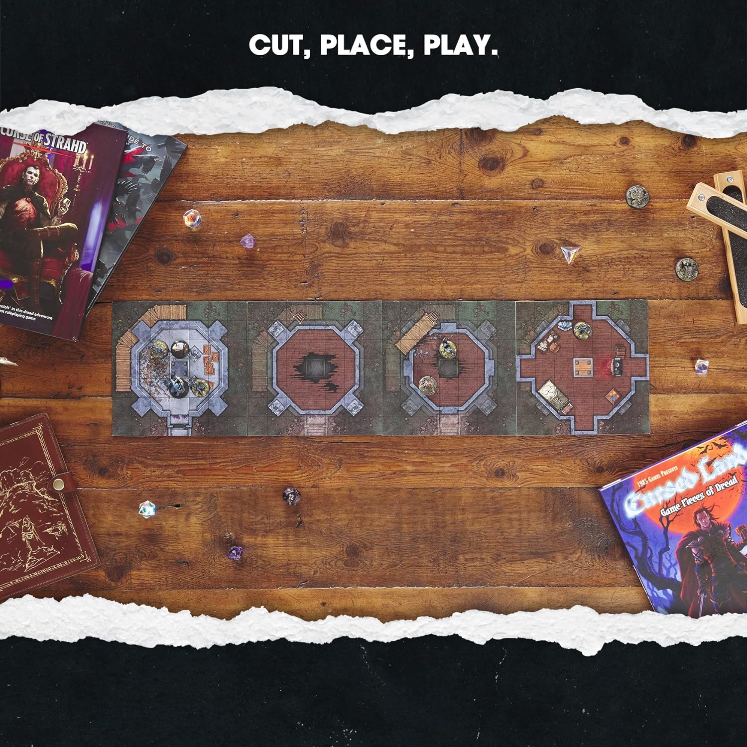 1985 Games 198DCCL Dungeon Craft: Cursed Lands Game Accessory, Various