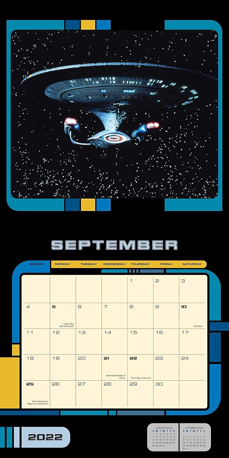 Star Trek: The Next Generation 2022 Wall Calendar