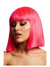Smiffys Fever Lola Wig, Neon Pink