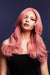 Smiffys Fever Nicole Wig, True Blend, Ash Pink