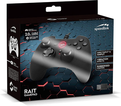 Speedlink - Rait Gamepad For Pc/Ps3/Switch Rubber Black