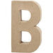 Creativ 26601 20.5 cm 1-Piece Papier Mache Letter B, Beige